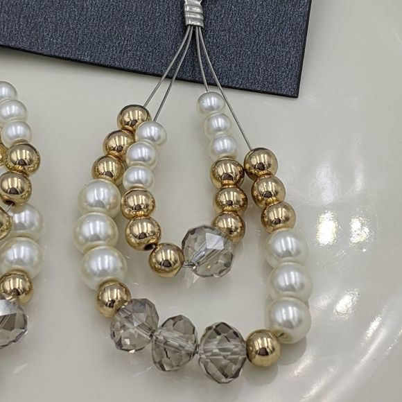 ✨3 for 25✨Studio Select Crystal Pearl Earring NWT - Picture 5 of 7